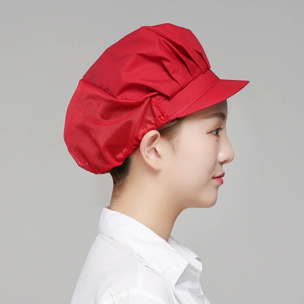 AkoaDa Chef Hat Kitchen Cooking Chef Cap Food Service Hair Nets