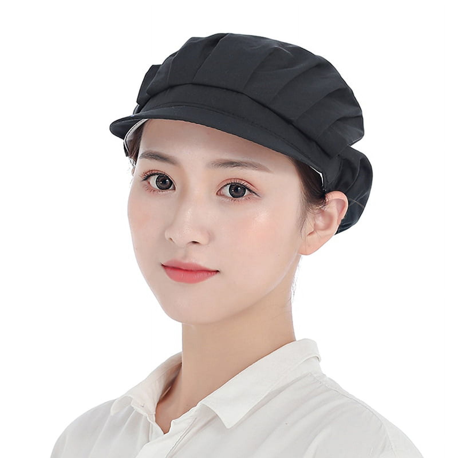 AkoaDa Elastic Mesh Visors Caps Cafe Bar Kitchen Restaurant Hotel Chef Uniform Waiter Work Wear