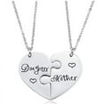 thumbnail image 1 of AkoaDa Mother Daughter Heart Charm Necklace, Stainless Steel, 1 of 6