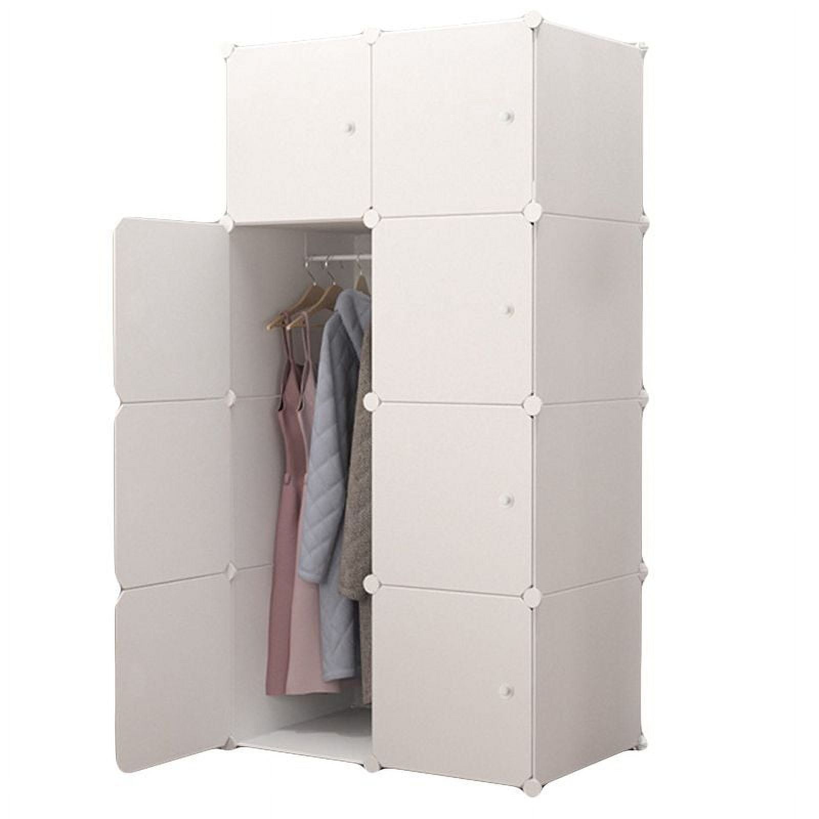 AkoaDa Portable Wardrobe Closets, Depth Cube Storage, Bedroom Armoire