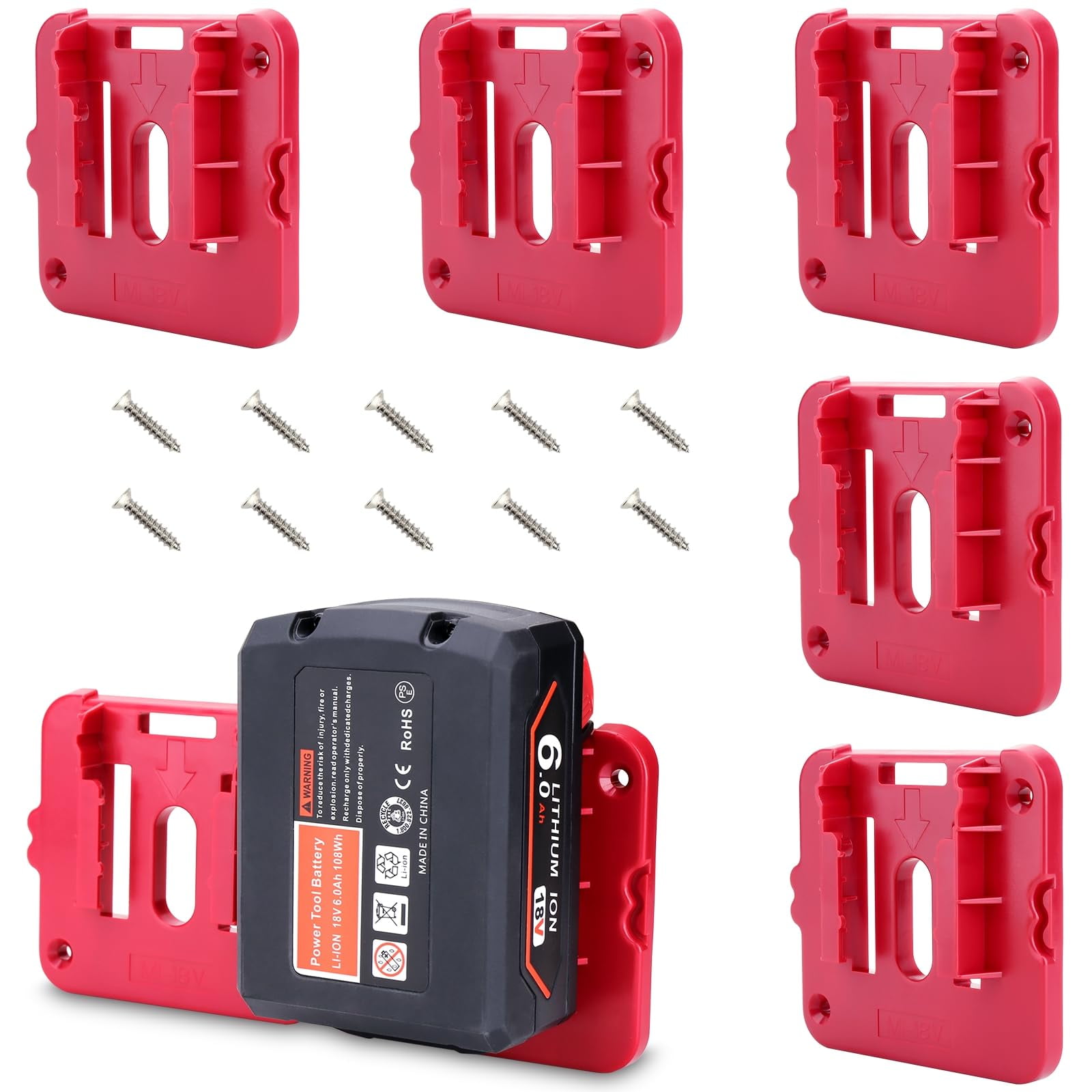 Milwaukee M18 Battery Battery Holder For Milwaukee 18 18V Battery