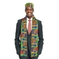 thumbnail image 1 of Akoma Kente African Print Hat and Stole/Sash/Scarf, 1 of 3