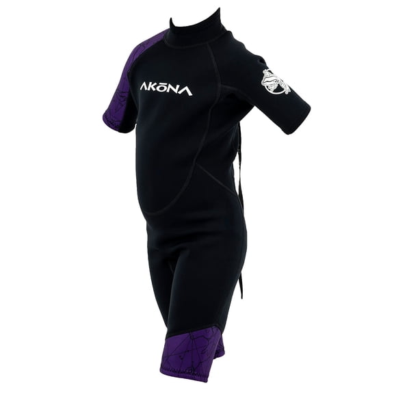 Akona 3/2 Kid's Shorty (Purple, 2)