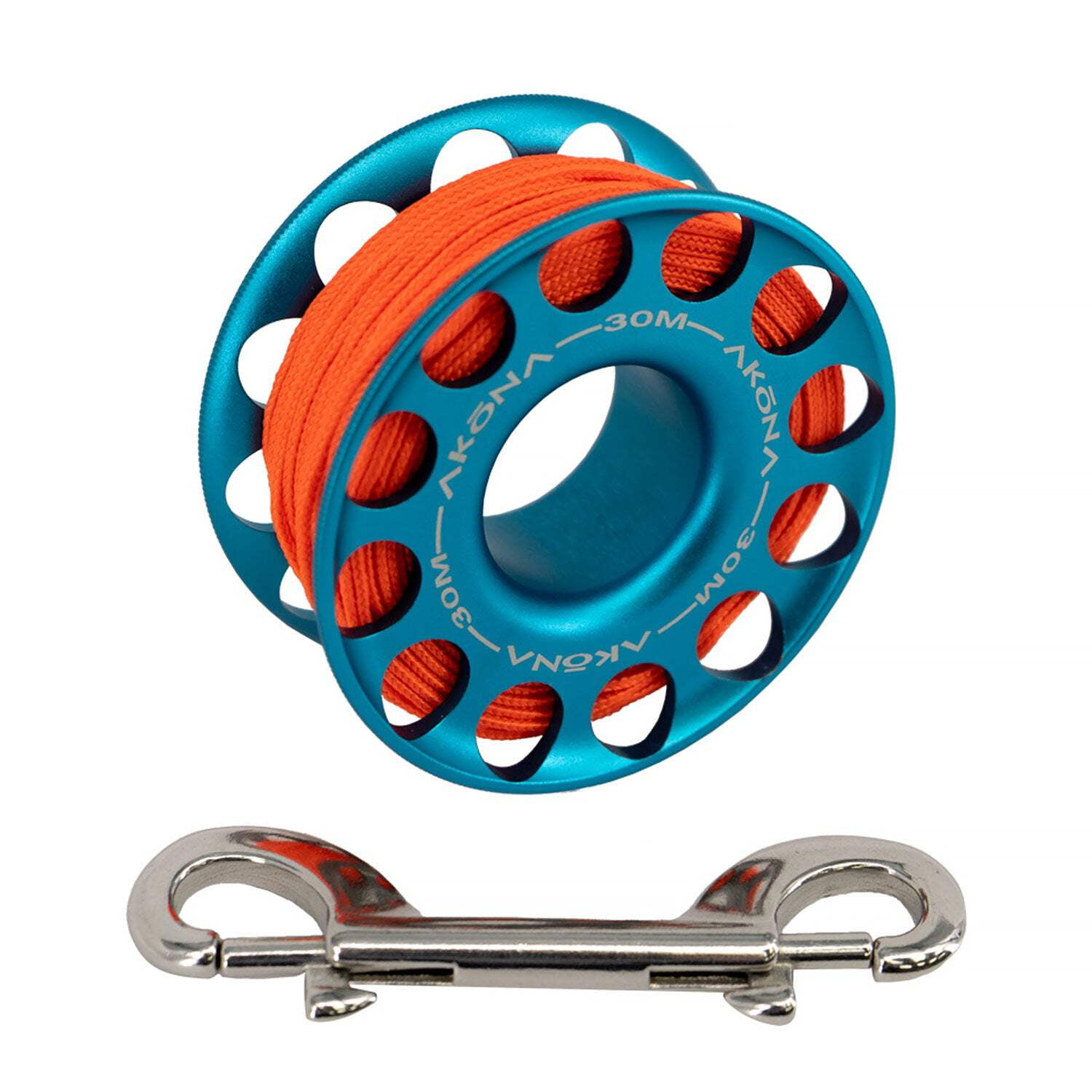 Nail Spool Akona Aluminum Finger Spool with Double Ended Snap Bolt - Walmart.com