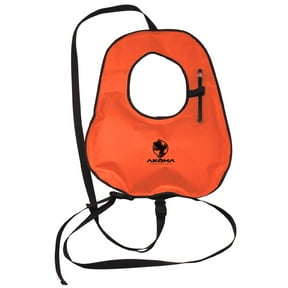 Akona Akona Adult Snorkel Vest, Neon Orange