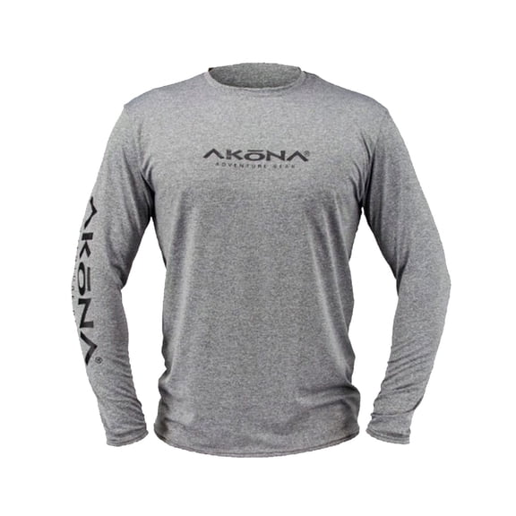 Akona Long Sleeve Rash Guard Scuba Diving, Snorkeling, Titanium