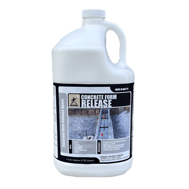 AKONA Concrete Form Release - White, Prevents Concrete Adhesion 1 Gallon