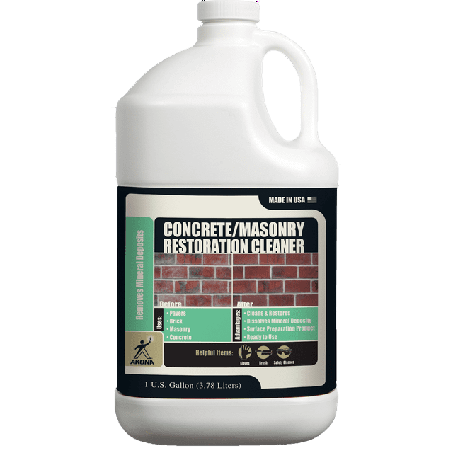 Akona Concrete/Masonry Restoration Cleaner Citric Acid, Unscented