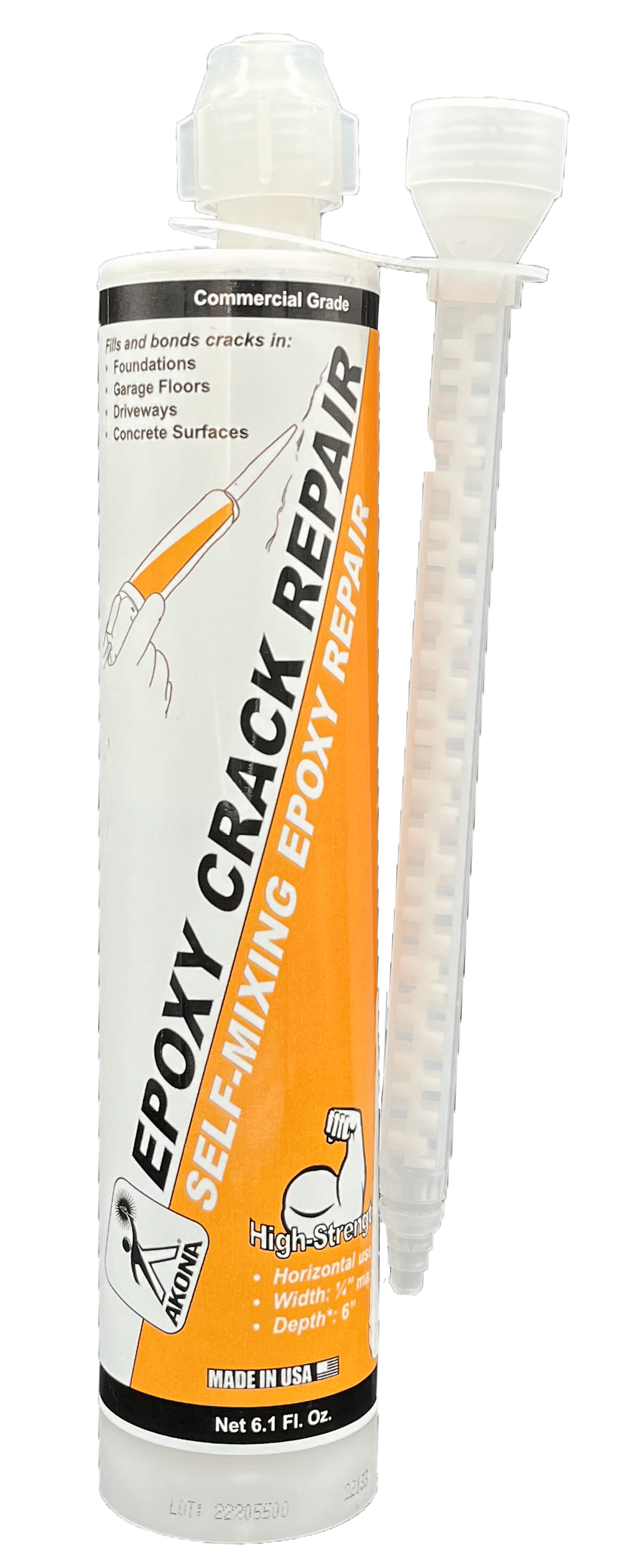 Akona Epoxy Crack Repair Clear Finish Epoxy Adhesive, 6 Ounce, 1 Piece