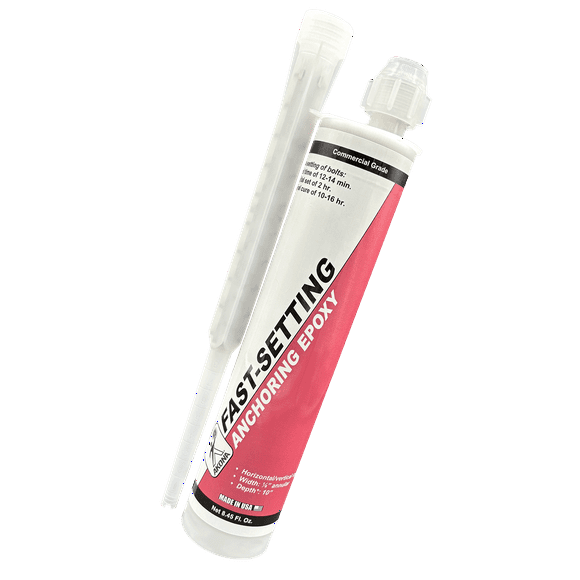 Akona Fast-Setting Anchoring Epoxy - Concrete, Rebar, Steel, Masonry, Stops Water Leaks (8.45 Fluid Ounces)