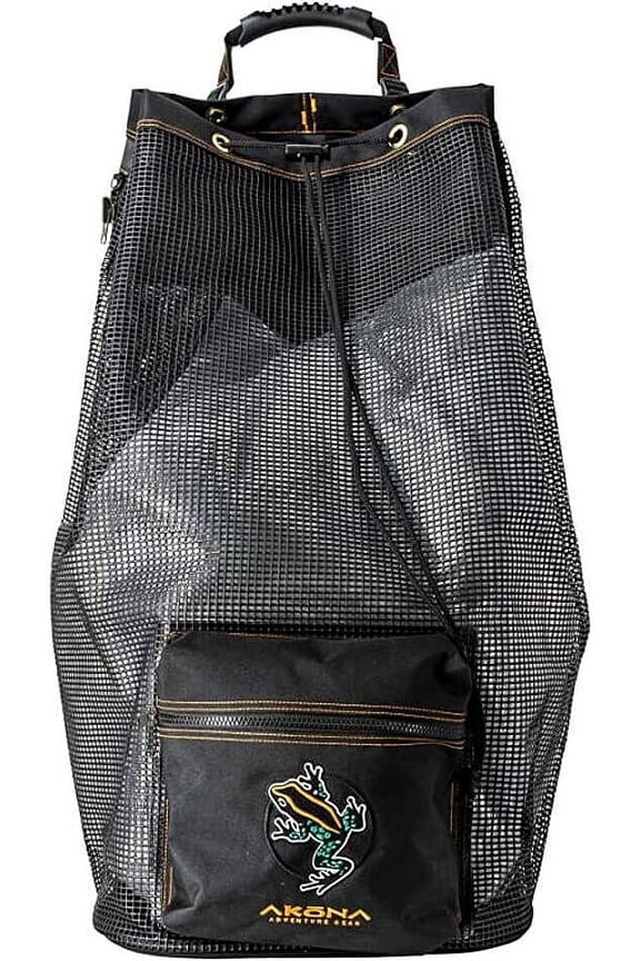Georgian Mesh Roller Backpack with Drawsting Closure