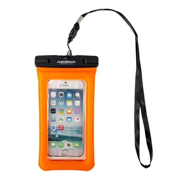 Akona Gobi Floating Waterproof Case for Cell phones Pink (Orange)