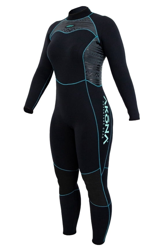 5mm Quantum Stretch Full Suit (Teal, 13)