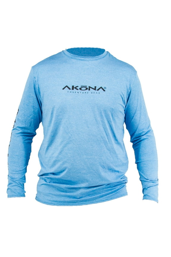 Long Sleeve Rash Guard Scuba Diving, Snorkeling, Blue