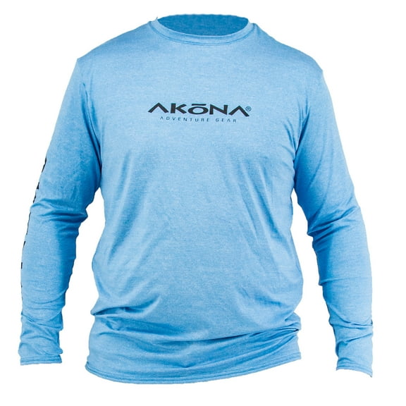 Akona Long Sleeve Rash Guard Scuba Diving, Snorkeling, Blue