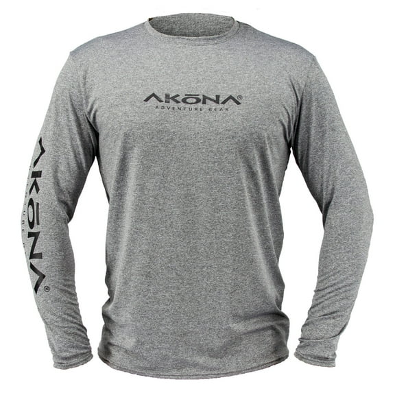 Akona Long Sleeve Rash Guard Scuba Diving, Snorkeling, Titanium