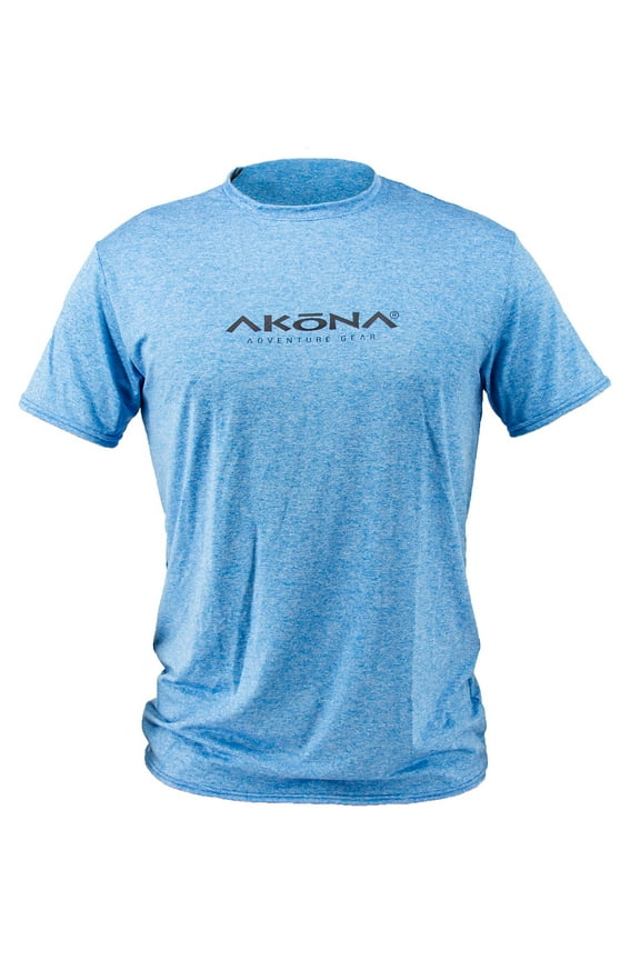 Short Sleeve Rash Guard Scuba Diving, Snorkeling, Blue