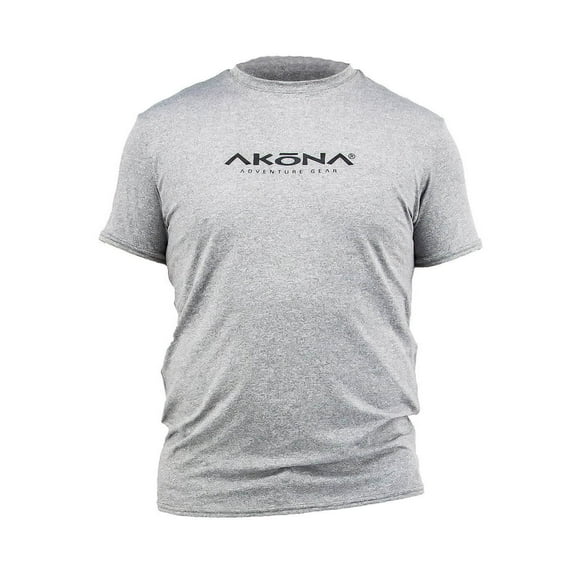 Akona Short Sleeve Rash Guard Scuba Diving, Snorkeling, Titanium