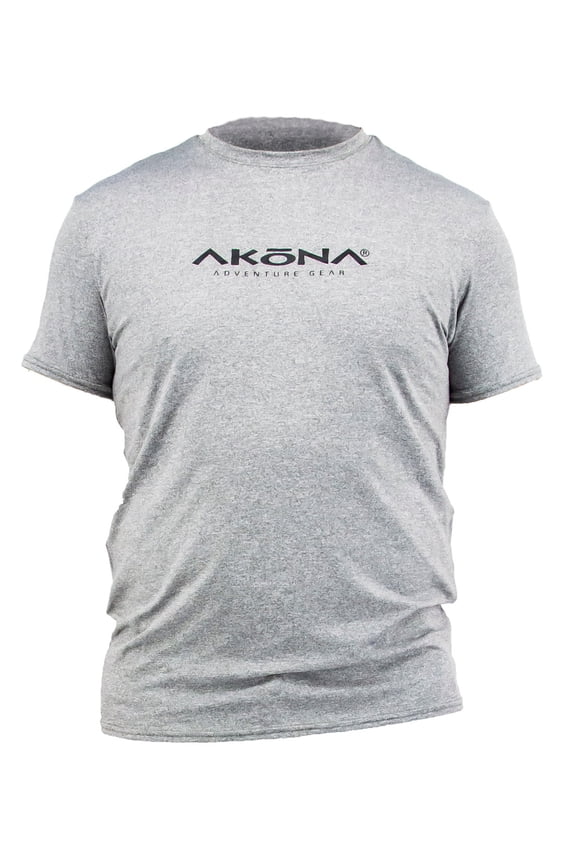 Short Sleeve Rash Guard Scuba Diving, Snorkeling, Titanium