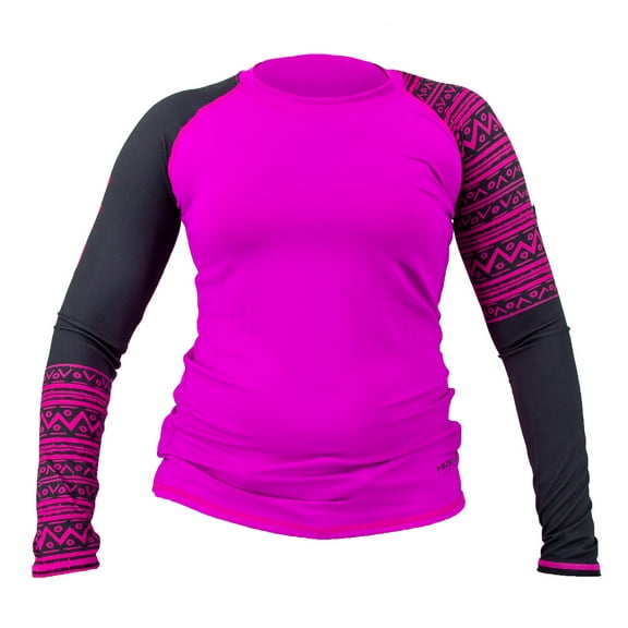 Akona Long Sleeve Women's Rash Guard Scuba Diving, Snorkeling, Magenta