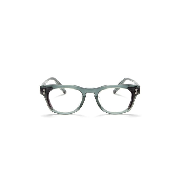 Akoni Men's Orion Gradient Translucent Eyeglasses With Metal Accents Blue