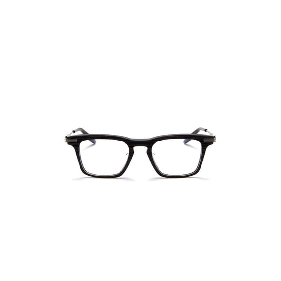 Akoni Men's Zenith Bold Rectangular Frame Akoni Eyeglasses Black