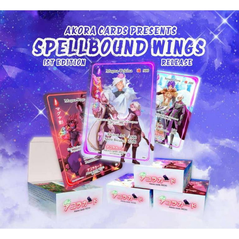 Akora Trading Card Game Spellbound Wings (1st Edition) Booster