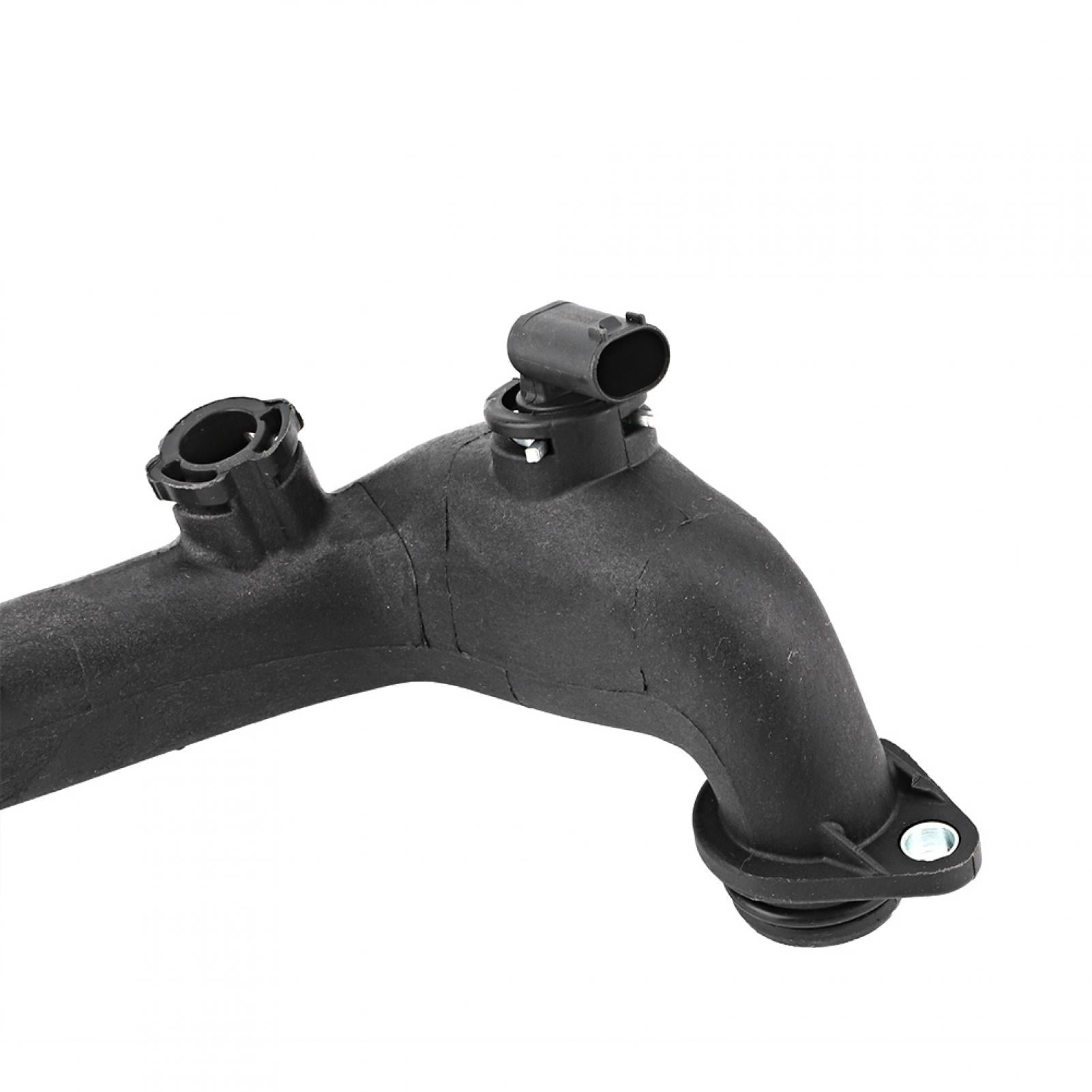 Akozon Engine Heater Inlet Water Coolant Pipe 2712001552 ABS Black