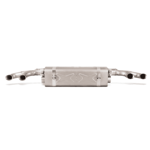 Akrapovic 16-17 Porsche 911 Turbo/Turbo S (991.2) Slip-On Line (Titanium) (Req. Tips/Diffuser) - S-PO/TI/6H Fits select: 2019 PORSCHE 911 TURBO/TURBO S/TURBO S EXCLUSIVE