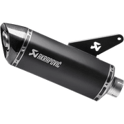 Akrapovic Slip-On Line Exhaust, Black Titanium Muffler