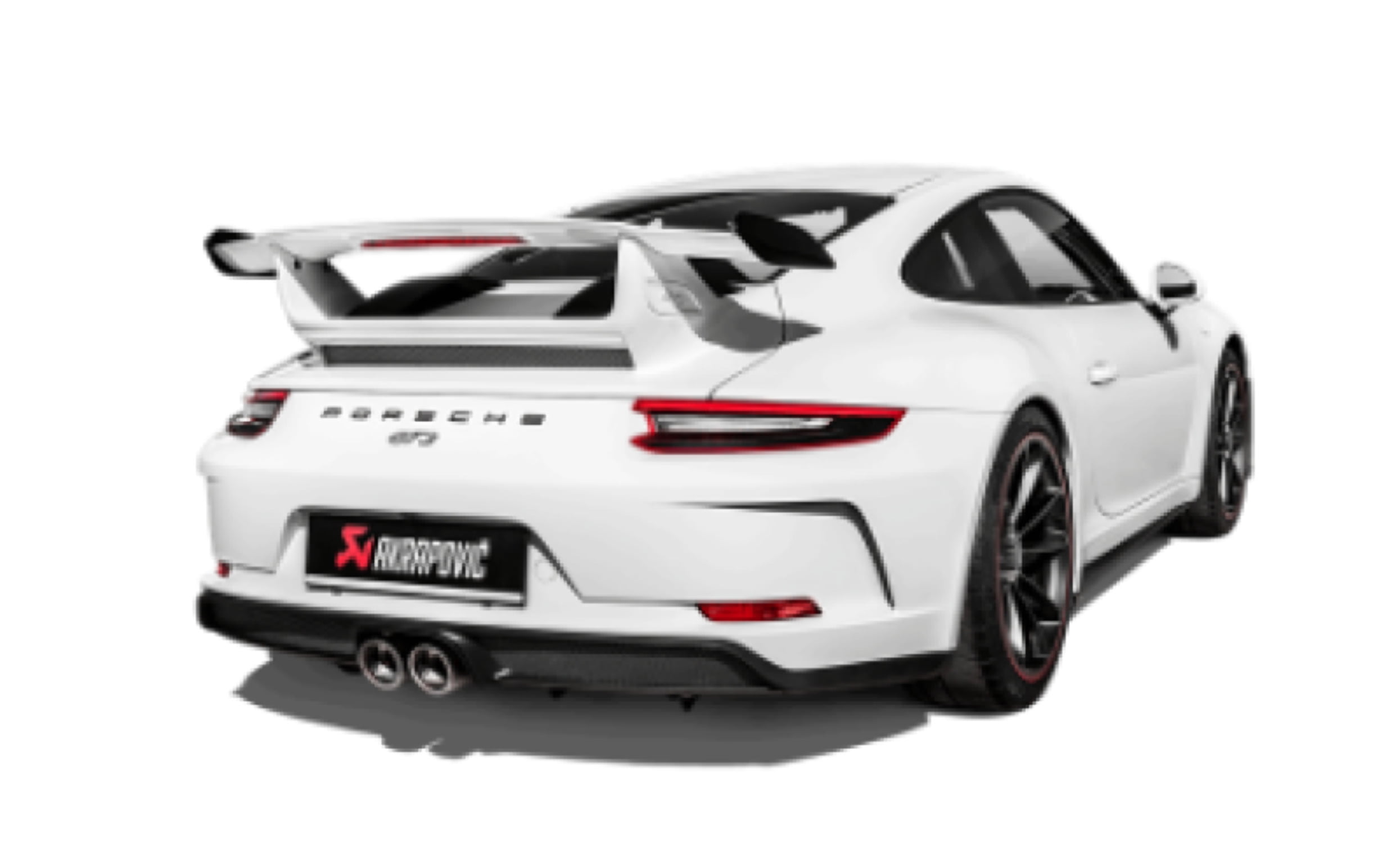 Main Line Header Pipe Akrapovic Slip-On Race Line Titanium Exhaust Set for 2018 Porsche 911 ...