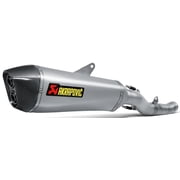 Akrapovic Titanium Oval Slash-Cut Slip-On Muffler S-K14SO5-HZAAT