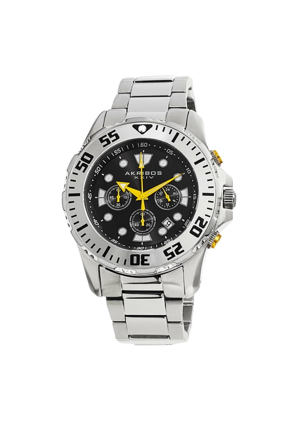 XXIV Black Dial Stainless Steel Men's Watch AK661SSB