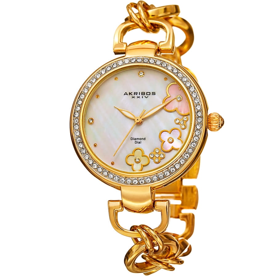 Akribos XXIV Women\'s Lady Diamond Watch s-l400.jpg main image 3