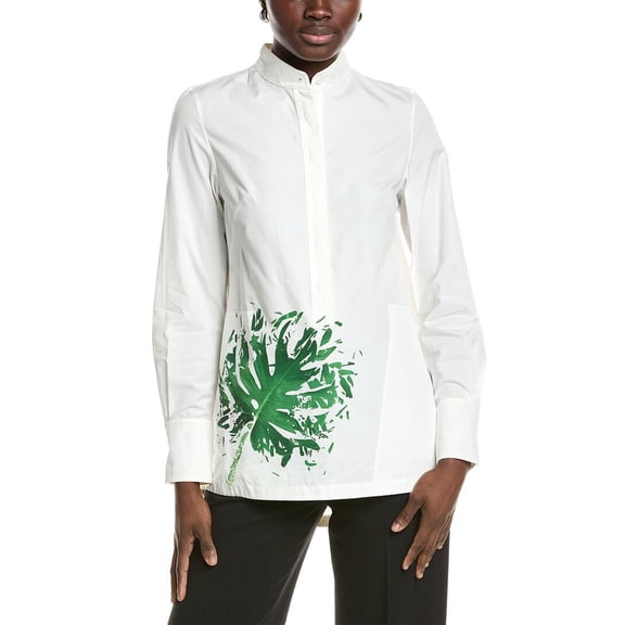 Akris womens Blouse, 4, White