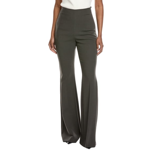 Akris womens Faralda Wool-Blend Pant, 4, Green