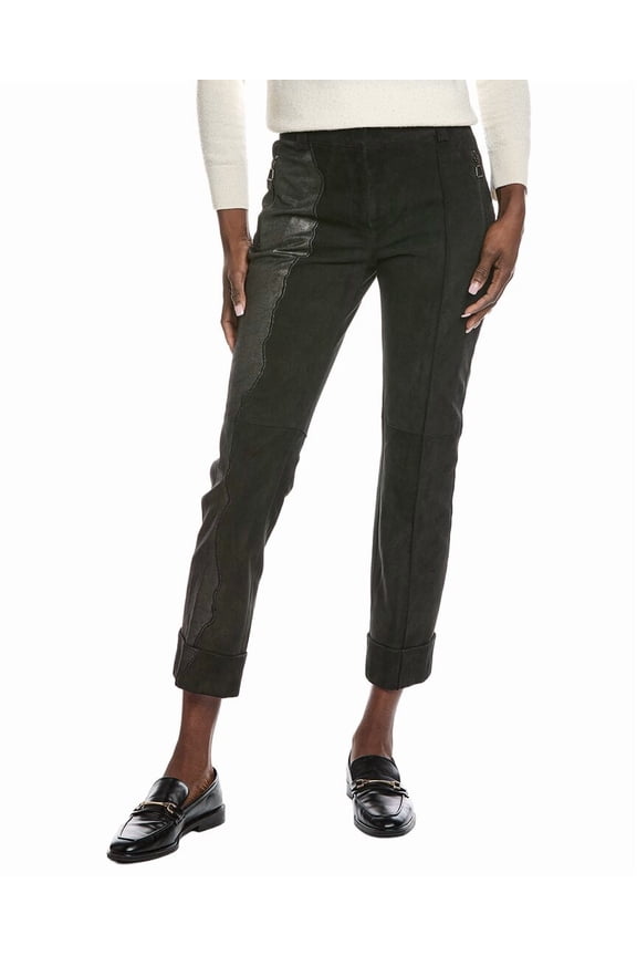 womens  Maxissima Suede Pant, 4, Gray