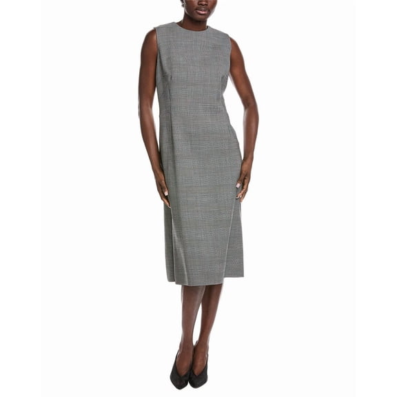 Akris womens Midi Dress, 4, Black