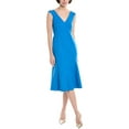 thumbnail image 1 of Akris womens  Silk-Blend Sheath Dress, 12, Blue, 1 of 3