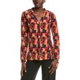 thumbnail image 1 of Akris womens  Silk Blouse, 4, Red, 1 of 3