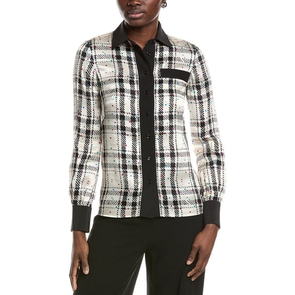 Akris womens Silk Blouse, 6