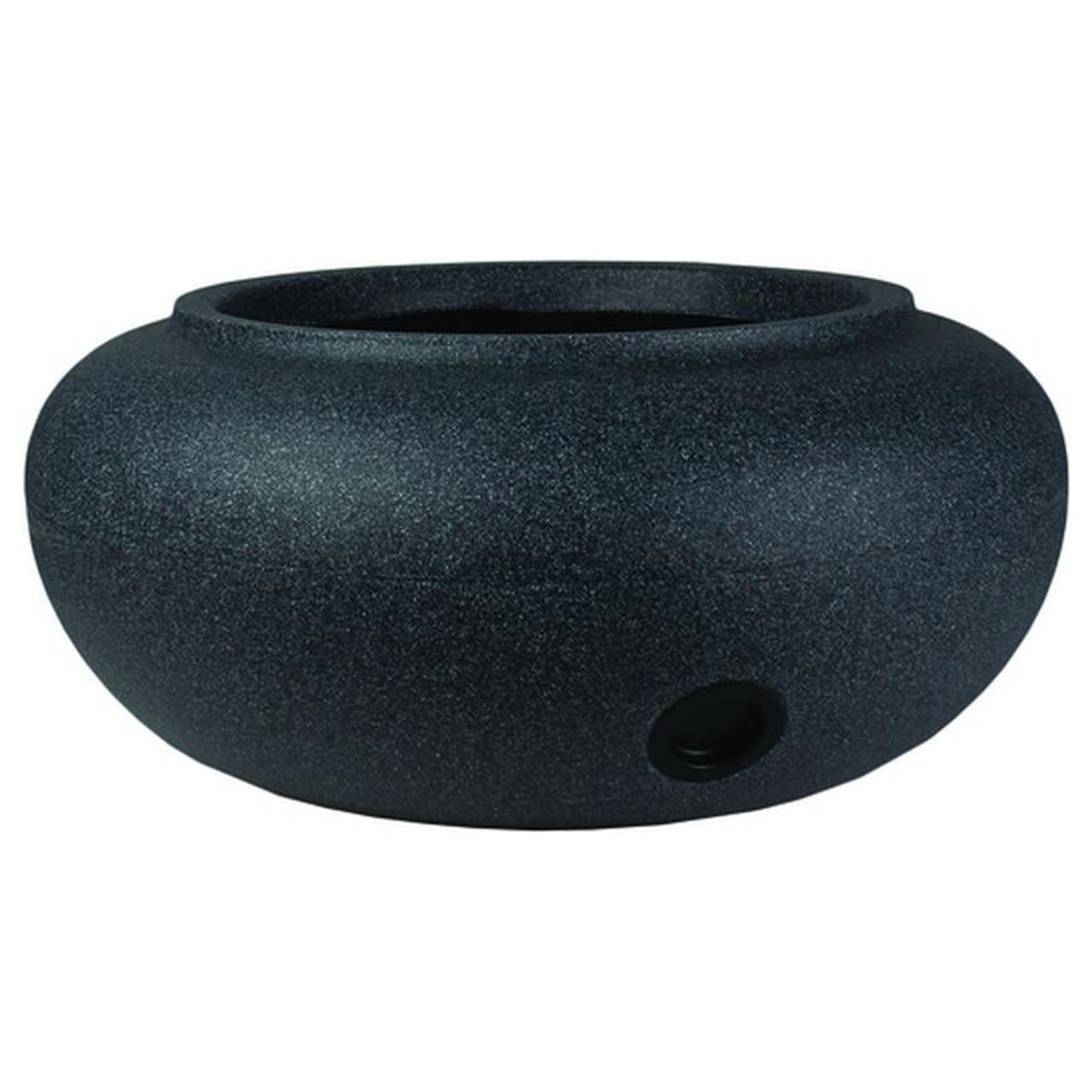Granite Round Outdoor Garden Hose Storage Pot