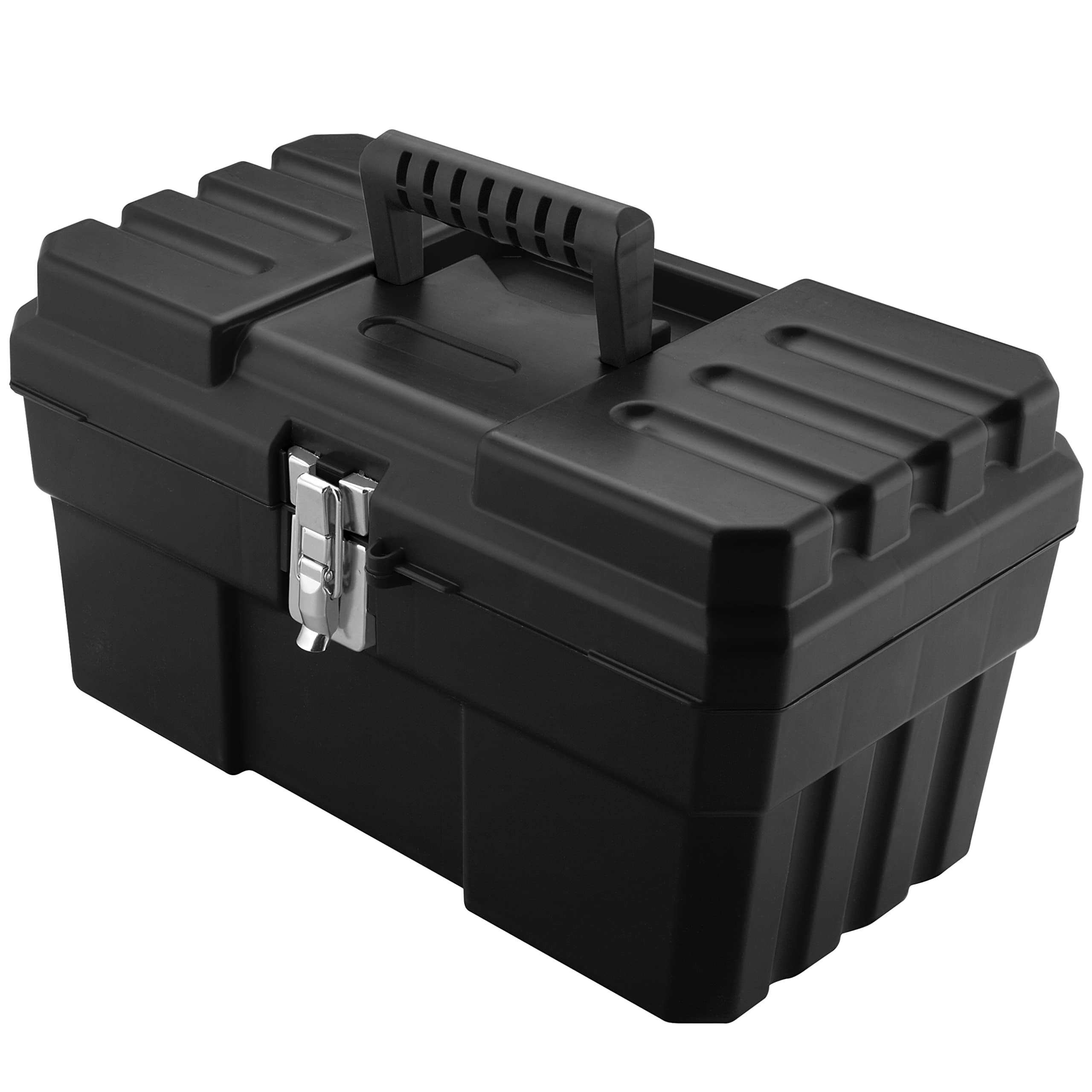 Akro-Mils 12-Inch ProBox Plastic Toolbox - 6 Pack Clear Storage Boxes For Crafts, Tools, Supplies