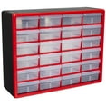 AkroMils 24 Drawer Plastic Storage Organizer with Drawers for Hardware, Small Parts