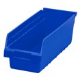 thumbnail image 1 of Akro-Mils 30098BLUE Plastic Nesting ShelfMax Bin Box 8" x 6" x 6" Storage Industrial Grade Polymer Kids Room, Blue, 1 of 8