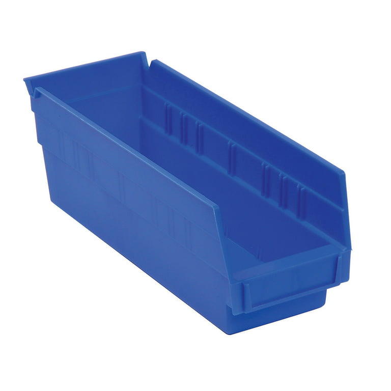 Akro-Mils 30124 Plastic Nesting Shelf Bin Storage Box, 24 Deep