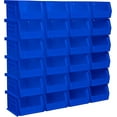 thumbnail image 1 of Akro-Mils Stackable Storage Bins, AkroBins 30210 Stacking Organizer, 5"x4"x3", Blue, 24-Pack, 1 of 12