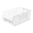thumbnail image 1 of Akro-Mils 3 Pack AkroBins Plastic Storage Bins, Space-Saving Organizers, Clear, 1 of 5