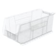thumbnail image 1 of Akro-Mils 4 Pack AkroBins Plastic Storage Bins, Space-Saving Organizers, Clear, 1 of 3