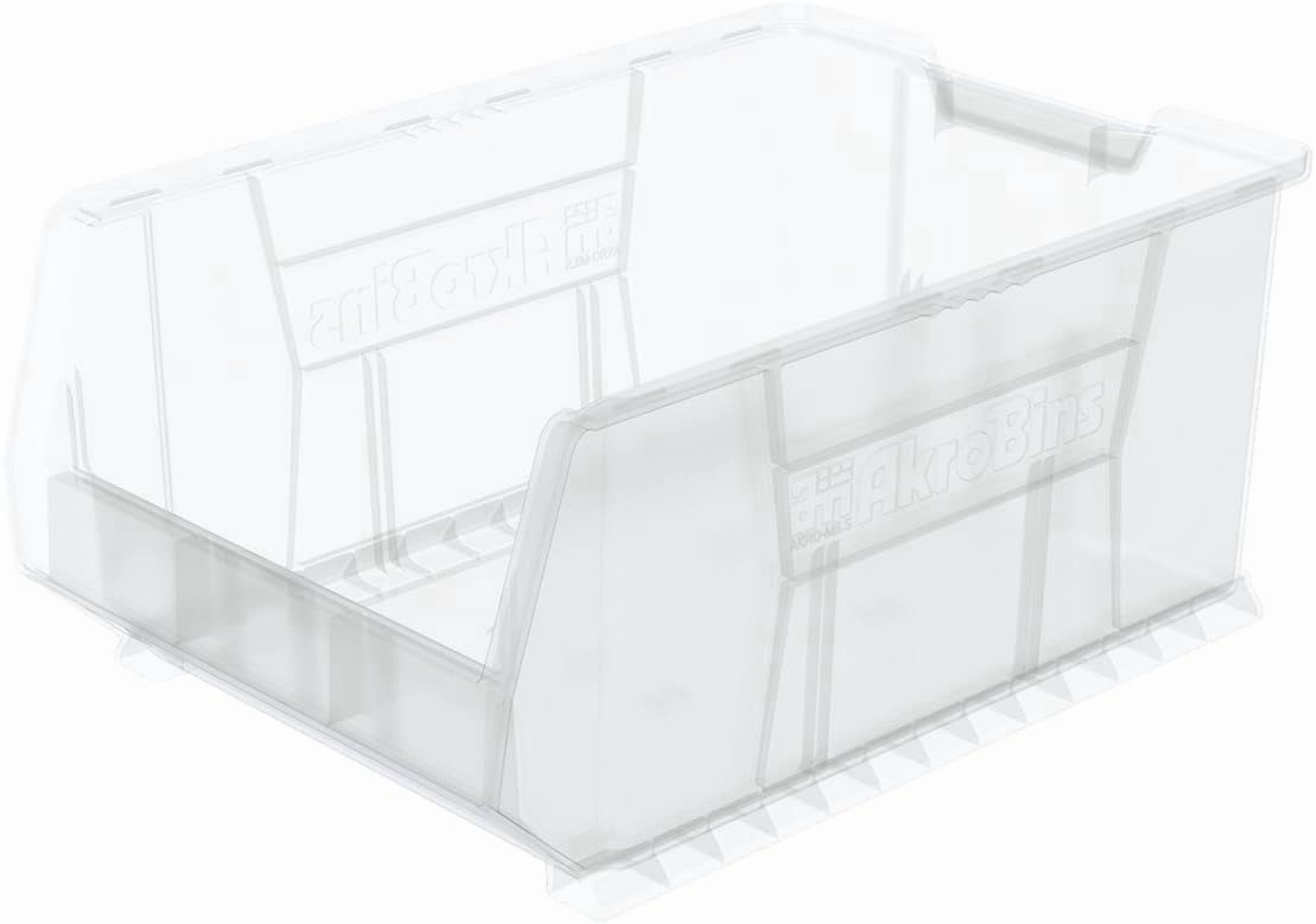 Akro-Mils 30288 Super-Size AkroBins Plastic Storage Bins, Space-Saving ...